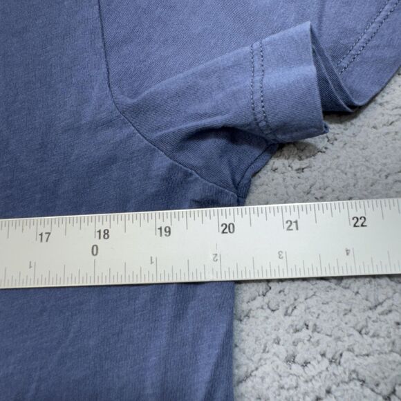 Marine Layer Shirt Mens Medium Blue Crewneck Bottoms Up Graphic Aloha Resort Tee - Picture 8 of 11